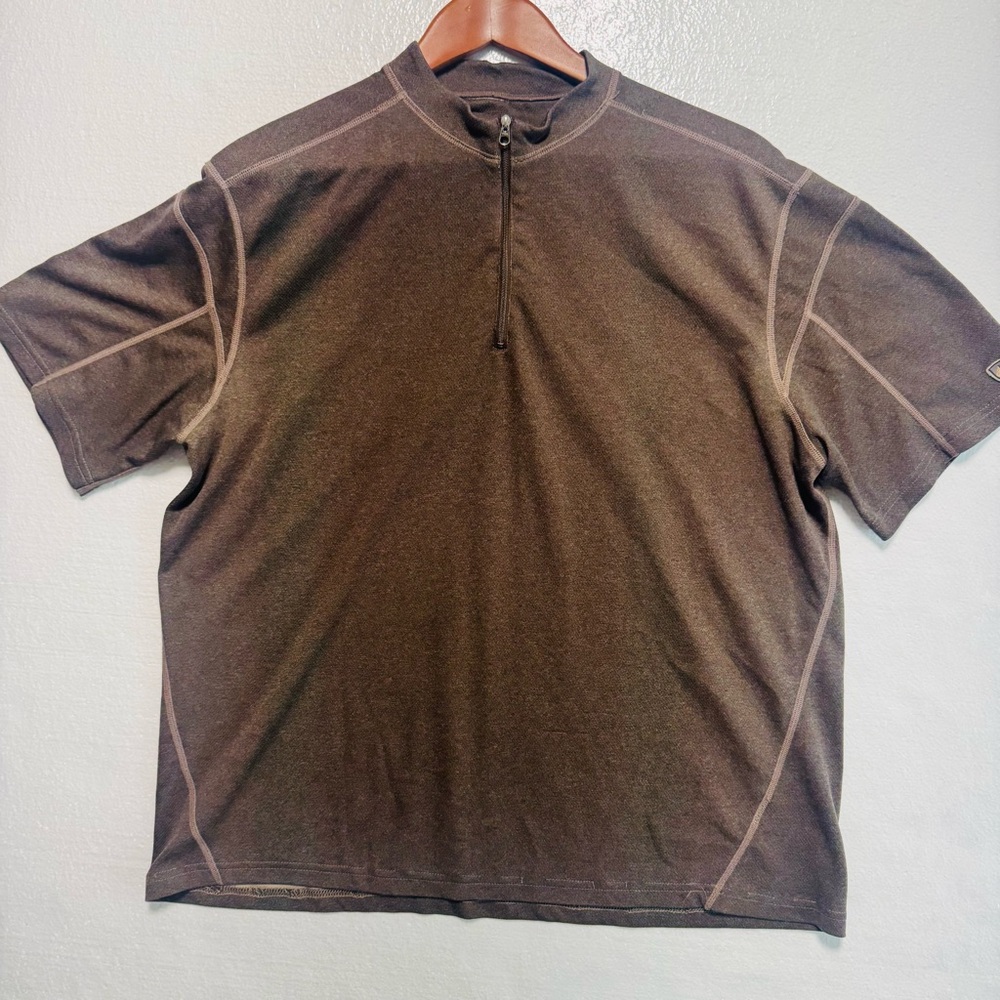 Kuhl Brown Coffeena 1/4 Zip Shirt